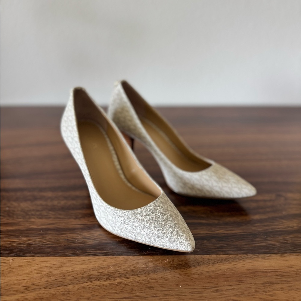 MICHAEL Michael Kors Cream Lace Heels